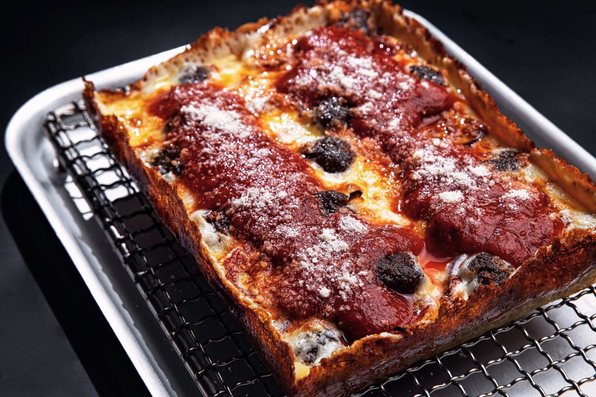 Detroit Style Pizza